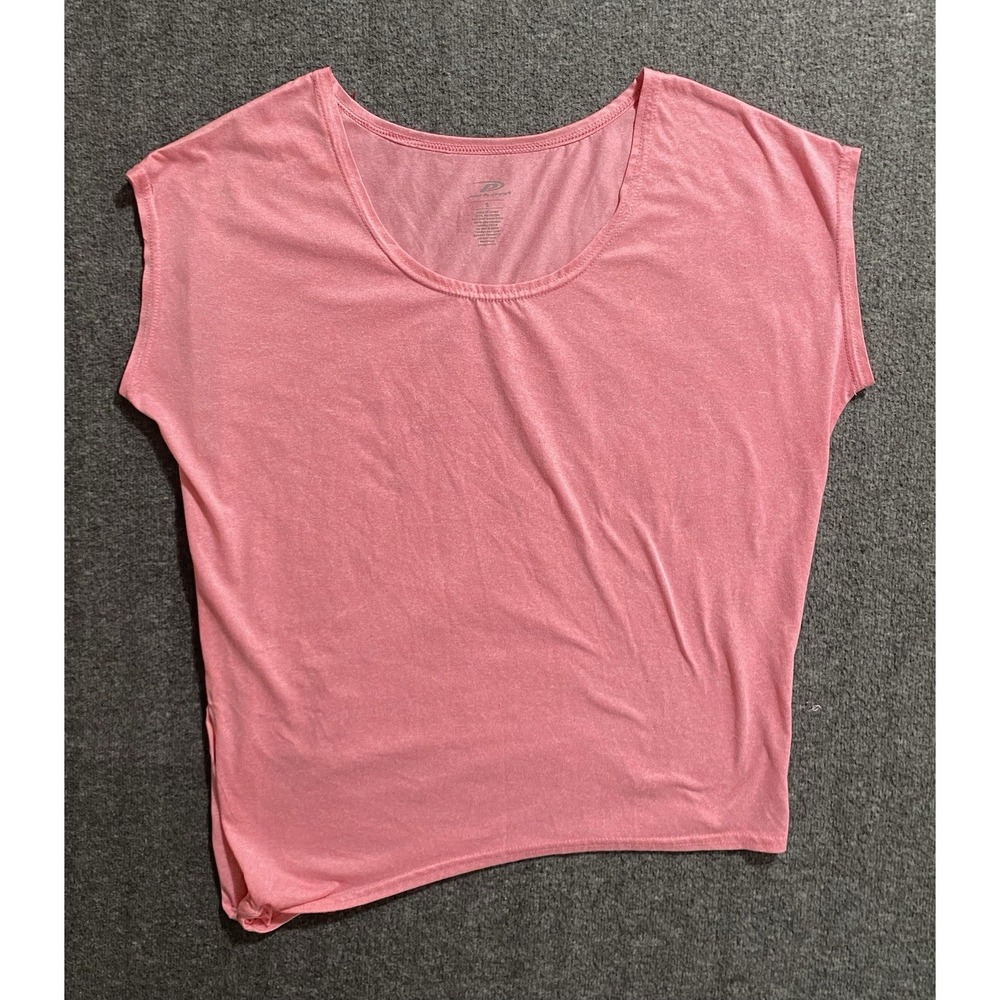 Pro Player Shirt, Women's Pink, Activewear, Short Sleeve, Side Tie Knot Size S